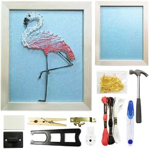YOUFU DIY String Art craft Kit for Adults,Teens,Beginner,kids.Include All Necessary Accessories and Frame,Adults Crafts Kit,Home Wall Decorations Unique Gift(Four-leaf Clover)