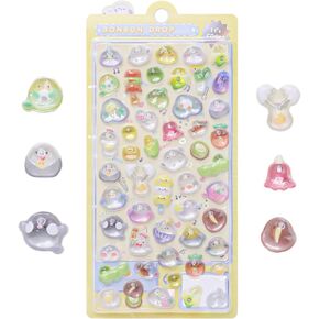 3D Cute Stickers Cartoon Desserts & Dinosaurs Puff Stickers Kawaii Mini Puffy Stickers 3D Reusable Puffy Stickers for Scrapbooks Planner Journals Laptops Phone Case Decoration