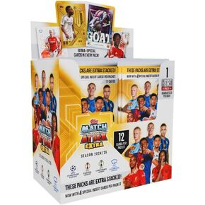 Topps Match Attax 24/25 Extra - Full Box - Contains 24 Packs (288 Cards) Display Box