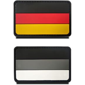 2 PCS 3D PVC Rubber State of Texas National Flag Patch, Heavy Duty and Solid Material, Hooked Backing Tactical Texas TX Emblem Patch for Clothes Backpack Uniform Vest Biker Travel
