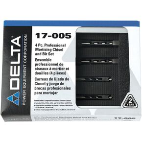 4 Pc. Professional Mortising Chisel and Bit Set