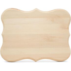 Wood Plaque 12 inch, Pack of 1 Award Plaque Unfinished Blank Wooden Signs for Crafts Beveled Wood Charcuterie Board, by Woodpeckers