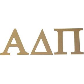 Desert Cactus Alpha Delta Pi Wooden Letter Set Sorority 7.5 Inch Unfinished Wood ADPi