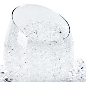 Suream 20000 Pieces Clear Vase Filler Beads, Non-Toxic Transparent Water Gel Jelly Balls, Fillers for Glass Vase, Floating Candles Making, Wedding Centerpieces Decoration