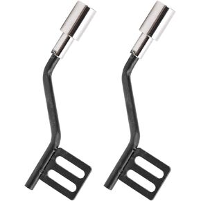 Simulation Exhaust Pipe, 1Pair Metal RC Car Simulation Decoration Exhaust Pipe RC Car Vent Pipe RC Car Accessories for scx10 1/10 Axial