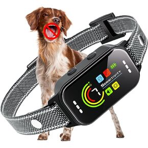 Dog Bark Collar 2 Pack,Bark Collar for Large Medium Small Dogs 8-130lbs,AUTO Barking Collar,Bark Training Collar with 7 Adjustable Sensitivity