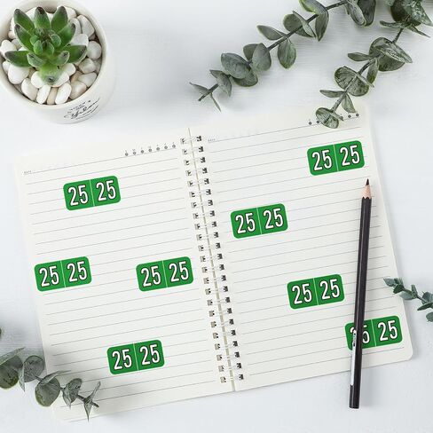 Teling 500 Pcs 2025 Year Stickers File Folder Labels Rectangle Coded Colored Year Stickers Self Adhesive Labels Tab File Folders Office Supplies, 1 Roll(Purple, Silver) in Kuwait