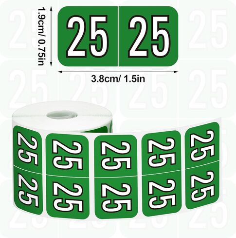 Teling 500 Pcs 2025 Year Stickers File Folder Labels Rectangle Coded Colored Year Stickers Self Adhesive Labels Tab File Folders Office Supplies, 1 Roll(Purple, Silver) in Kuwait