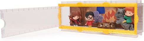 Wizarding World Harry Potter, Micro Magical Moments Scene Gift Set with Exclusive Harry, Hermione, Ron, Fluffy Action Figures & Case, Kids Toys in Saudi Arabia