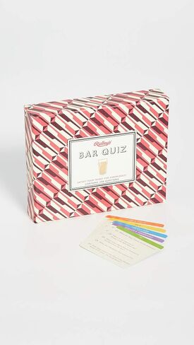 تتضمن لعبة بطاقة Ridley’s Bar Quiz Trivia-ألعاب التوافه للبالغين والأطفال-2-6 لاعبين-10 مواضيع صعبة-بطاقات مسابقة ممتعة تقدم هدية رائعة in Kuwait