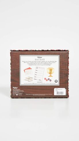 تتضمن لعبة بطاقة Ridley’s Bar Quiz Trivia-ألعاب التوافه للبالغين والأطفال-2-6 لاعبين-10 مواضيع صعبة-بطاقات مسابقة ممتعة تقدم هدية رائعة in Kuwait