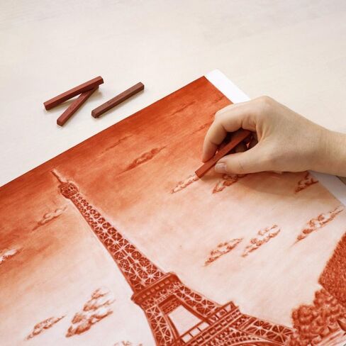 Conté à Paris Sketching Crayons Set with 12 Assorted Colors in Kuwait