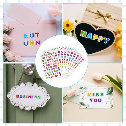 1400 قطعة ملصقات أبجدية ملونة 20 ورقة ملونة ملصقات رأس المال ملصقات ملصقات ملصقات لامعة ملصقات لامعة لزجاجة المياه بطاقات المعايدة لخلاصات الفنون والحرفية لوازم الحرف in Kuwait