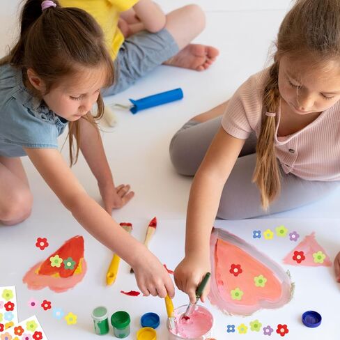 ملصقات زهرة Simarro 585pcs للأطفال ، ملصقات صغيرة ذاتية اللصق ، شارات زهرة مقاومة للماء لزجاجة المياه ، الكمبيوتر المحمول ، السيارة ، حالة الهاتف المحمول ، حرفة فنية ومكافآت فئة in Kuwait