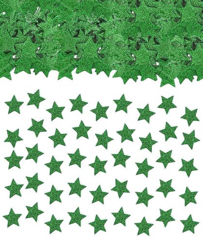 240 قطعة MINI Star Glitter Foam Stickers School Reward Patch Self Reshesive Wall Sticker Confetti for Scrapbook Journal Existrict Birthday Christmas Party Decor (Gold) in Kuwait