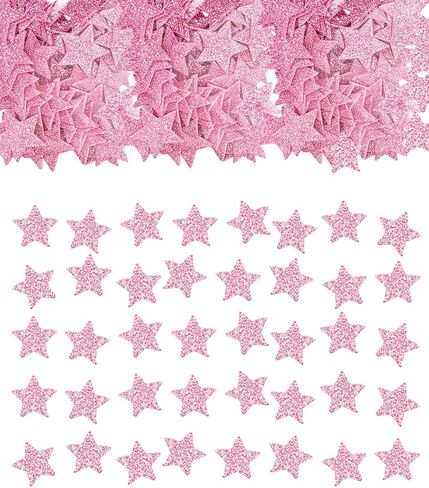 240 قطعة MINI Star Glitter Foam Stickers School Reward Patch Self Reshesive Wall Sticker Confetti for Scrapbook Journal Existrict Birthday Christmas Party Decor (Gold) in Kuwait