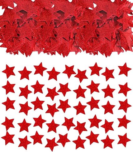 240 قطعة MINI Star Glitter Foam Stickers School Reward Patch Self Reshesive Wall Sticker Confetti for Scrapbook Journal Existrict Birthday Christmas Party Decor (Gold) in Kuwait