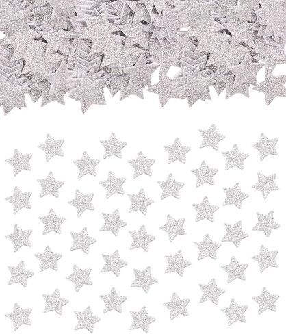 240 قطعة MINI Star Glitter Foam Stickers School Reward Patch Self Reshesive Wall Sticker Confetti for Scrapbook Journal Existrict Birthday Christmas Party Decor (Gold) in Kuwait