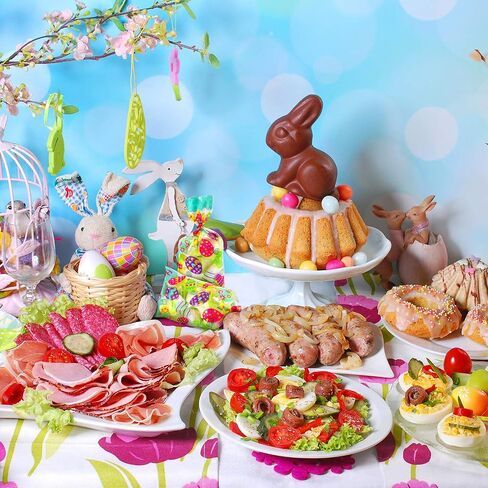 Chuangdi 100 Pack Easter Treat Acags Bunny Cellophane Bag Bag Easter Egge Goodie Goyikes Gift for Party Form in Kuwait