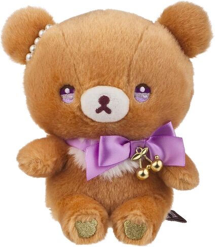 San-X Original Rilakkuma with a Shining Jewel Cherry Plush - 6" Korilakkuma in Kuwait