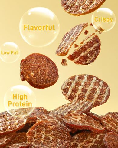 Chicken Chips Dog Treats, 10.58 oz Crunchy Training Treats for Dogs, Single Ingredient Dog Treat - Dried Chicken Jerky for All Breedd Dogs, 100% Natural in Saudi Arabia