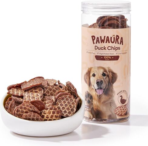 Chicken Chips Dog Treats, 10.58 oz Crunchy Training Treats for Dogs, Single Ingredient Dog Treat - Dried Chicken Jerky for All Breedd Dogs, 100% Natural in Saudi Arabia