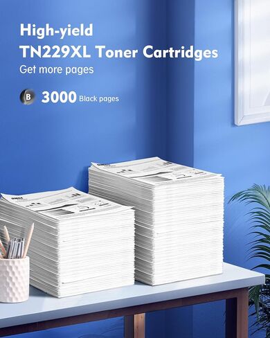 TN229XL Black Toner Cartridge Compatible with Brother MFC-L3780CDW HL-L3280CDW HL-L3220CDW MFC-L3720CDW HL-L3295CDW HL-L3300CDW Printers(1 Pack TN229) in Saudi Arabia