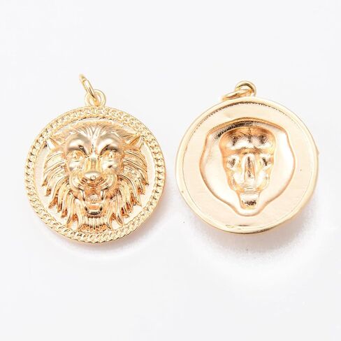 UR URLIFEHALL 10 Pcs Real 18K Gold Plated Charms Brass Heart Charms Hollow Heart Linking Rings with Jump Ring for DIY Earrings Necklace Bracelet Making in Saudi Arabia
