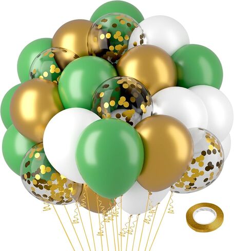 Blue and White Balloons Royal Blue Balloons 12inch 50pcs, Blue Confetti Balloon Blue and White Balloon Arch Kit Light Blue Baby Blue Ballons for Birthday Decorations Wedding Party Baby Shower in Kuwait