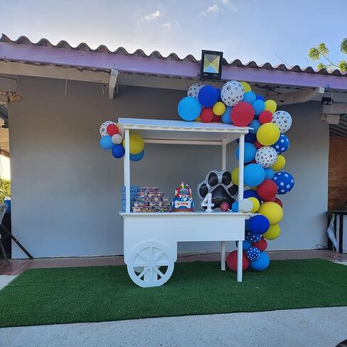 106pcs Birthday Balloons Garland Arch Kit 18/12/10/5 with Print Balloons for Party Birthday Decorations, Dog Party Supplies for Boys in Saudi Arabia
