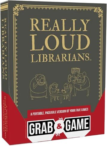 Exploding Kittens Really Loud Librarians Grab & Game 2+ Players - Ages 8+ - 15 Minutes to Play - Travel Sized Word Shouting Game - Easter Basket Stuffer - Ideal for Easter Party, Family, Kids & Adults in Kuwait