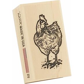 Stamps by Impression Chicken Rubber Stamp