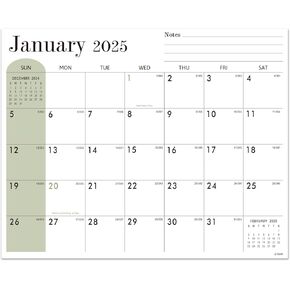2025-2026 Magnetic Calendar for Refrigerator, 8" x 10" Fridge Calendar 2025-2026 Magnet from January 2025 to August 2026, 20 Monthly Refrigerator Calendar with Greenery Designs for Easy Organizing