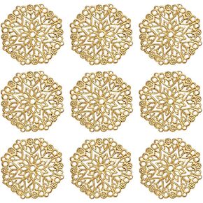 Pandahall Tibetan Alloy Chandelier Charms Earrings Connector Links Dangle Pendants for Jewelry Making Necklace