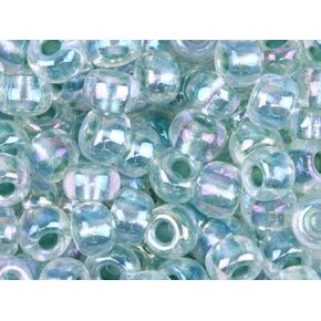 Miyuki Round Seed Beads Size 6/0 20g Seafoam Lined Crystal AB
