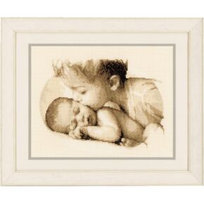 Vervaco Counted Cross Stitch Kit Brotherly Love PN-0150040
