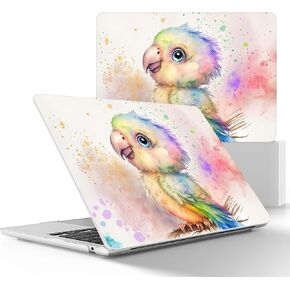 May Chen for MacBook Air M4 M3 M2 13.6 inch Case 2025 2024 2023 2022 Release, Models: A3240 A3113 A2681, Flexible Plastic Case for M4 13.6" Laptop, Hard Shell with Keyboard Cover, Golden Lotus