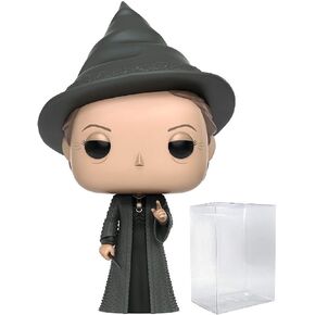 Funko Pop! Movies: Harry Potter - Professor Minerva McGonagall #37 Vinyl Figure (Bundled with Pop Box Protector Case)