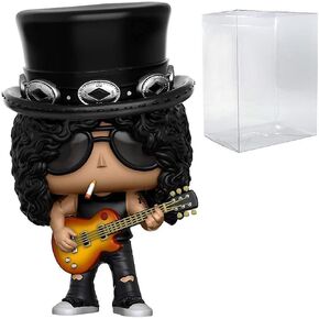 Funko Guns N' Roses - Slash Pop! Rocks Vinyl Figure (Bundled with Compatible Pop Box Protector Case)