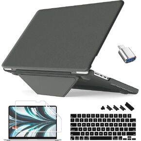 Tuiklol Case for MacBook Pro 14 inch 2024-2021 Release Model M4/ Pro/Max A3112 A3401 A3185 A2918 A2992 M3 A2779 M2 A2442 M1 Pro/Max, Unique Bottom Bracket Hard Shell Cover with Touch ID,Black