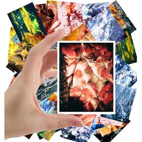 Large Stickers 24 pcs (2.5"x3.5" Each) Small Town Watercolor Sketch Vintage Postcards Book Illustrations Reprint