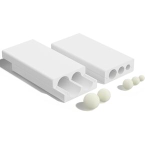Round Shape Polymer Clay Bead Roller -Round Bead Crafting Tool - Bead Roller Maker Tool with Diameters of 6mm, 8mm, 10mm, 12mm, and 14mm -2Pcs