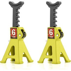 1/24 RC Toy Jack Stands 1/18 Simulation 6 Ton Metal Adjustable Mini Jacks Stand for 1:18 1:24 Scale Crawler Car Axial SCX24 Kyosho Tamiya HSP FCX24 TRX4M SCX24 AX24 Ford Bronco (Blue, 2 PCS)