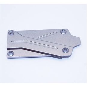 KingVal Replacement Aluminum Chassis Electronic Components RC Spare Parts Compatible with 1/10 AXIAL YETI 90026 RC Car (Gray)