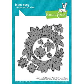 Lawn Fawn Lawn CUTS Dies, Magic Iris Fall Leaves Add-On