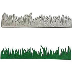 Green Grass Cutting Dies, DIY Scrapbooking Artist Metal Cutting Dies Stencils for DIY Scrapbooking Craft Paper Photo Cards Decorative, Scrapbooking Die-Cuts