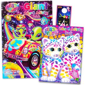 Lisa Frank Coloring and Activity Book Set (2 Books)