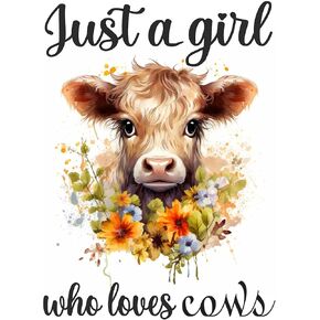 IJBNHD COW Diamond Art Kits للبالغين - مجموعات الطلاء الماس المرتفعات للبالغين للبالغين ، جولة 5D Drill Painting Photices Picture Cow Gem Gem Crafts Kits 12x16in