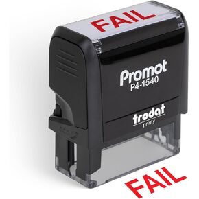 Promot Bold Fail - Self Inking Rubber Stamp - Ink Stamps