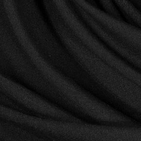FabricLA Rayon Spandex Jersey Knit Fabric 1" Stripes - 58/60" Inches (150 CM) Wide by The Yard - 4 Way Stretch Fabric - Light to Medium Fabric 220 GSM - (Off White, Black) - 2 Yards